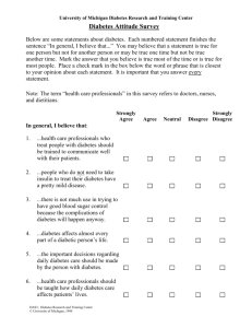 Diabetes Attitude Questionnaire for People with Diabetes