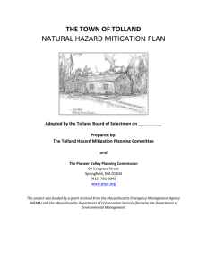 Tolland_HMP_11-5-14 - Pioneer Valley Planning Commission