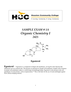 CHEM 2425 EXAM # 1 Sample ( Chapters 12 –15)