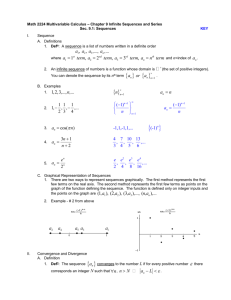 I. Sequence