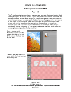 create a clipping mask