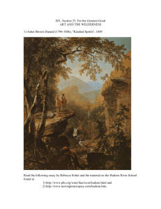 handout on art and the wilderness