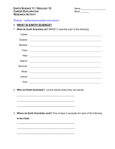 Careers Worksheet