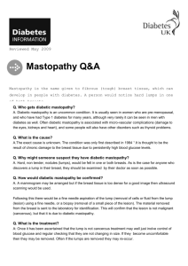 Q. Who gets diabetic mastopathy?