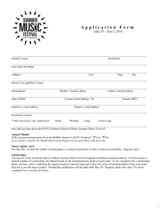 2014 Application Form
