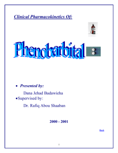 Clinical Pharmacokinetics Of