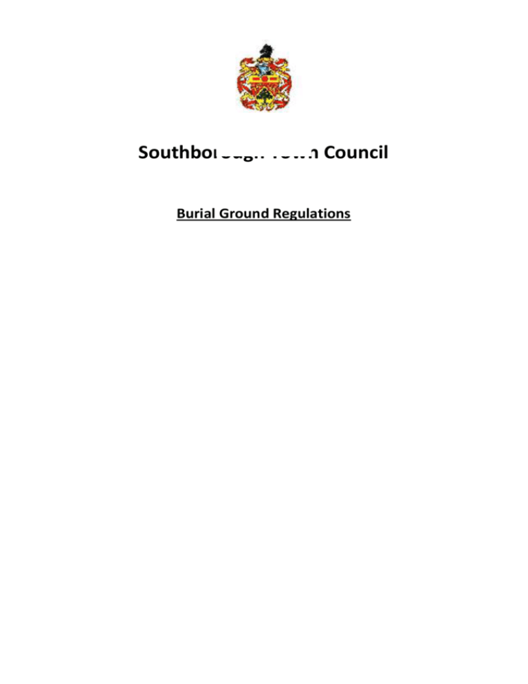 Cemetery Regulations Southborough Town Council