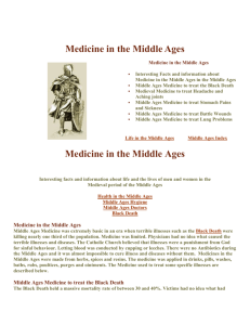 Medicine in the Middle Ages