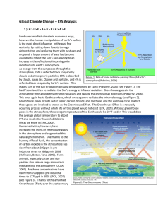 Global Climate Change – ESS Analysis 1.) H > L > E > A > B > E > H