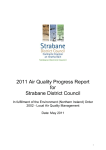 Strabane - Progress report - Air quality in Northern Ireland