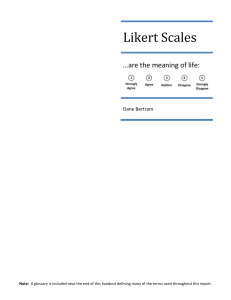 Likert Scales