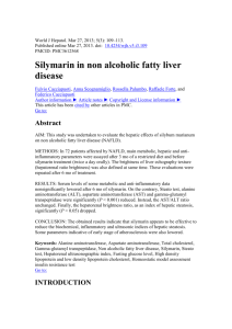 Silymarin in non alcoholic fatty liver disease (2013)