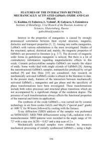 INVESTIGATION OF THE GAS PHASE AT HIGH