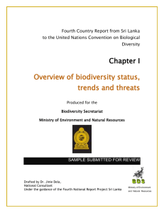 Sri Lanka - Convention on Biological Diversity