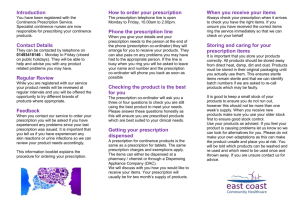Continence Prescription Service Leaflet April 2015v3
