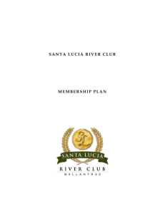 Membership Plan - Santa Lucia River Club at Ballantrae