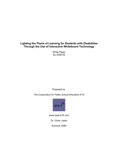 Lighting the Flame of Learning for Students with Disabilities