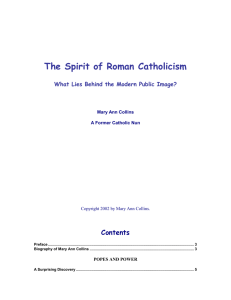 book: the spirit of roman catholicism