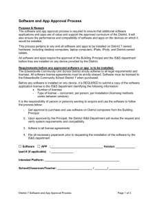Software and App Approval Form - Edwardsville School District 7
