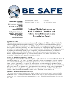Safe Schools Media Pack - Organic Consumers Association