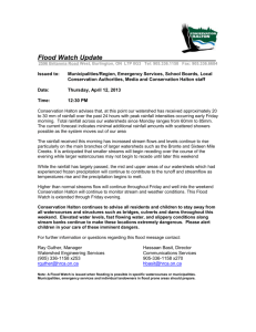 FloodWatch update-03 - Halton Catholic District School Board