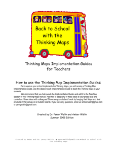 Back to School with the Thinking Maps - Online