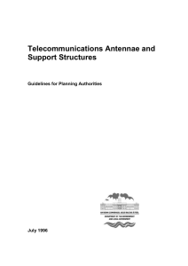 Telecommunications Antennae and Support Structures 1996
