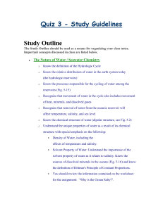 Quiz 3 - Study Guidelines