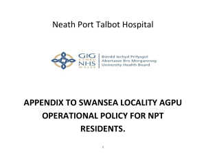 Neath Intermediate Care Access - Swansea Acute GP Services