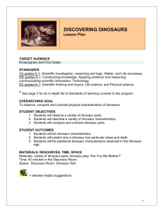 student objectives - National Museum of Natural History
