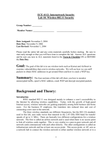 Lab 10 Wireless Security