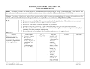 HISTORIC JACKSON WARD ASSOCIATION, INC
