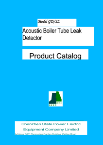 Acoustic Boiler Tube Leak Detector