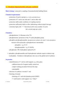 Chemical oligonucleotide and gene synthesis