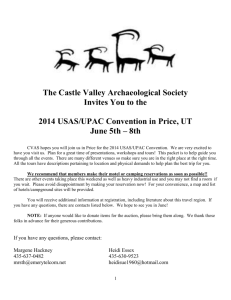 The Castle Valley Archaeological Society
