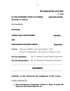 CORPUS LEGAL PRACTITIONERS VS. MWANANDANI