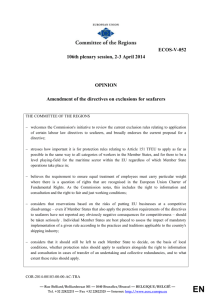 20. questions the proposal to amend Directive 98/59/EC by