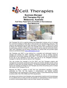 Cell Therapies Pty Ltd