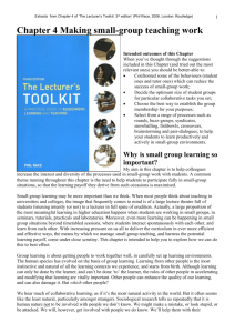 Group work toolkit