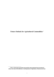 Future Outlook for Agricultural Commodities [1]