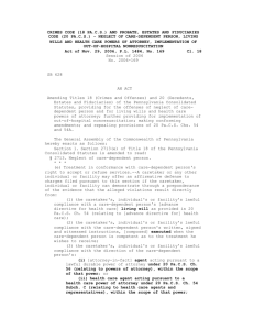 Act of Nov. 29, 2006,PL 1484, No. 169 Cl. 18