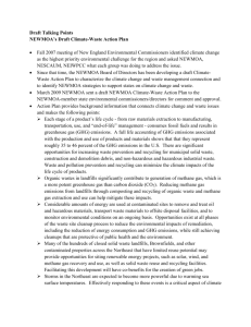 Draft Talking Points NEWMOA`s Draft Climate