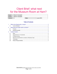 Museum Room Brief v3