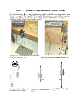 atwood machine experiment conclusion