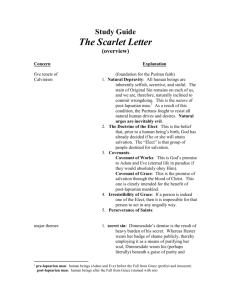 Study Guide The Scarlet Letter