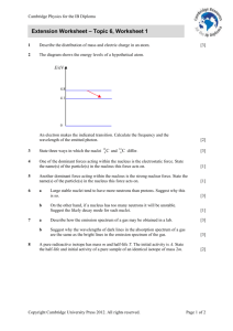 Extension worksheet - Cambridge Resources for the IB Diploma