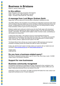 Business in Brisbane - Brisbane City Council