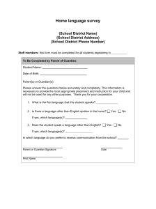 Microsoft Word - HOMELANGUAGESURVEY