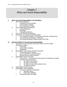 Ethical and Social