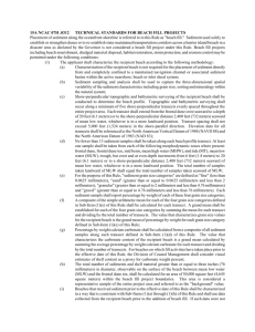 15A NCAC 07H .0312 TECHNICAL STANDARDS FOR BEACH FILL